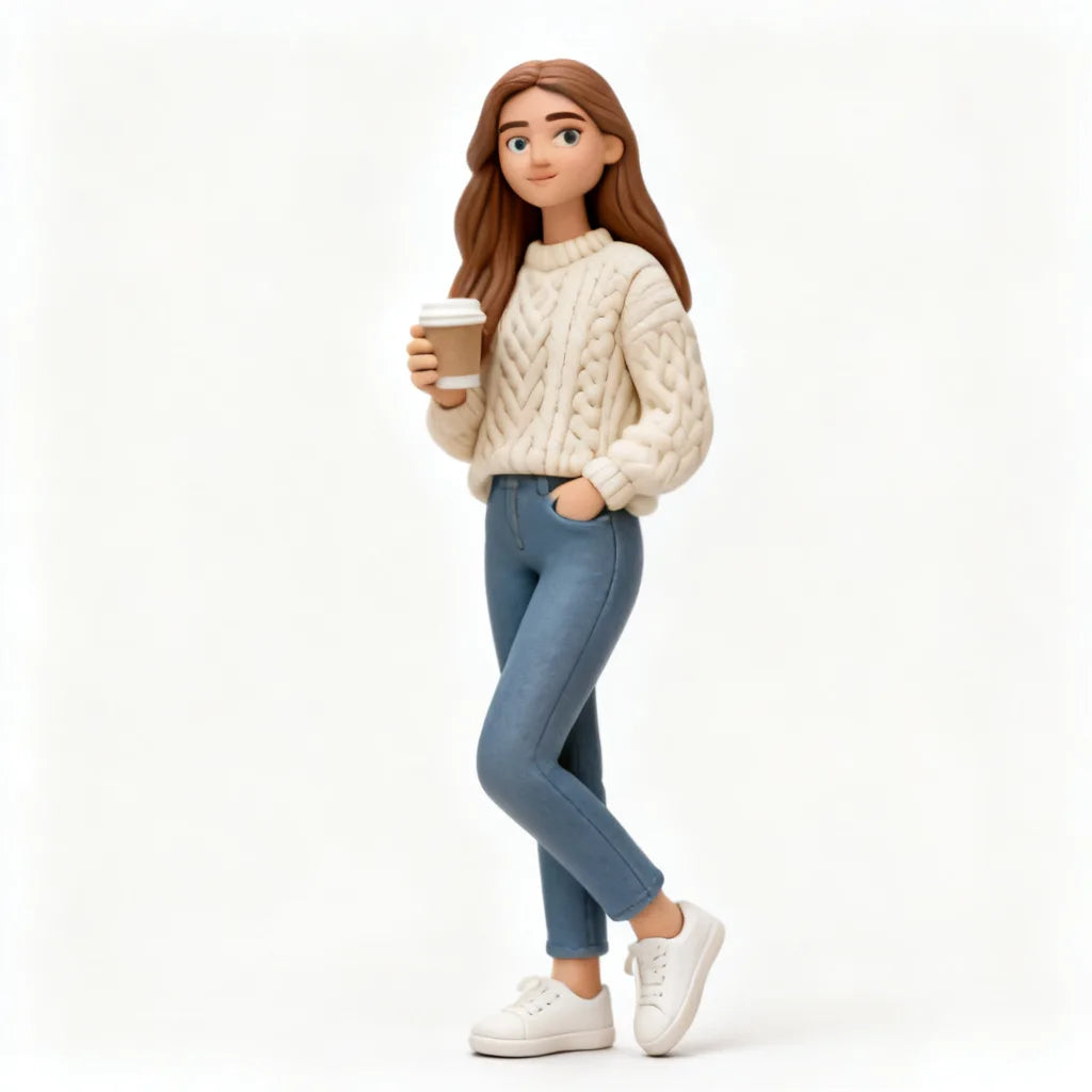 Custom Realistic Full-Colour Resin Statue From One Photo