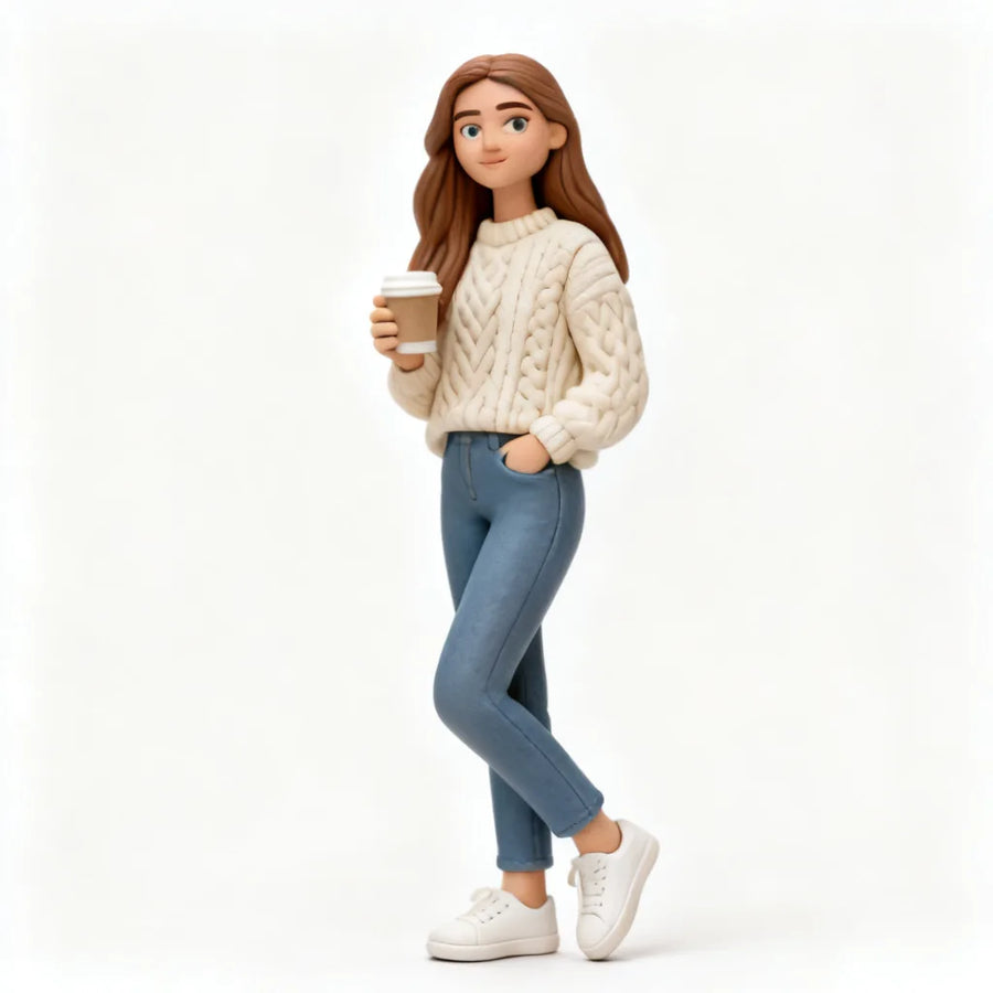 Custom Realistic Full-Colour Resin Statue From One Photo