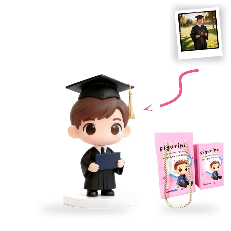 Custom Graduation Figurine From Photo