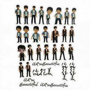 Clear PVC sticker sheet, A5 — smaller sheet, crisp thin film