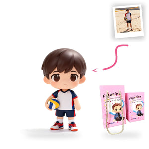 Custom Volleyball Figurine From Photo