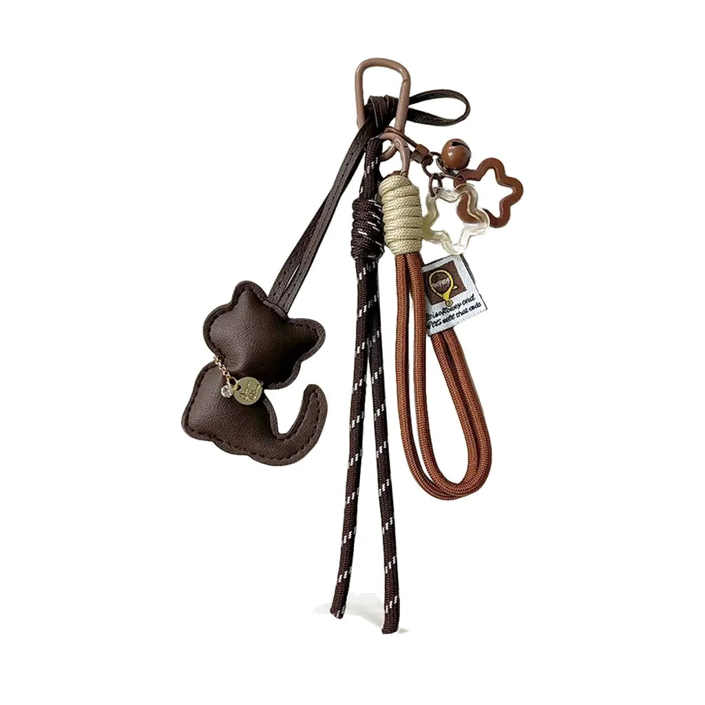 Handmade Cat Bag Charm for Figurines — Ready to Gift