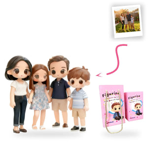Custom Family Figurine From Photo